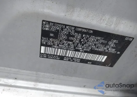 2008 Toyota Rav4 Limited из США, поврежденный, VIN JTMBD31V585169681